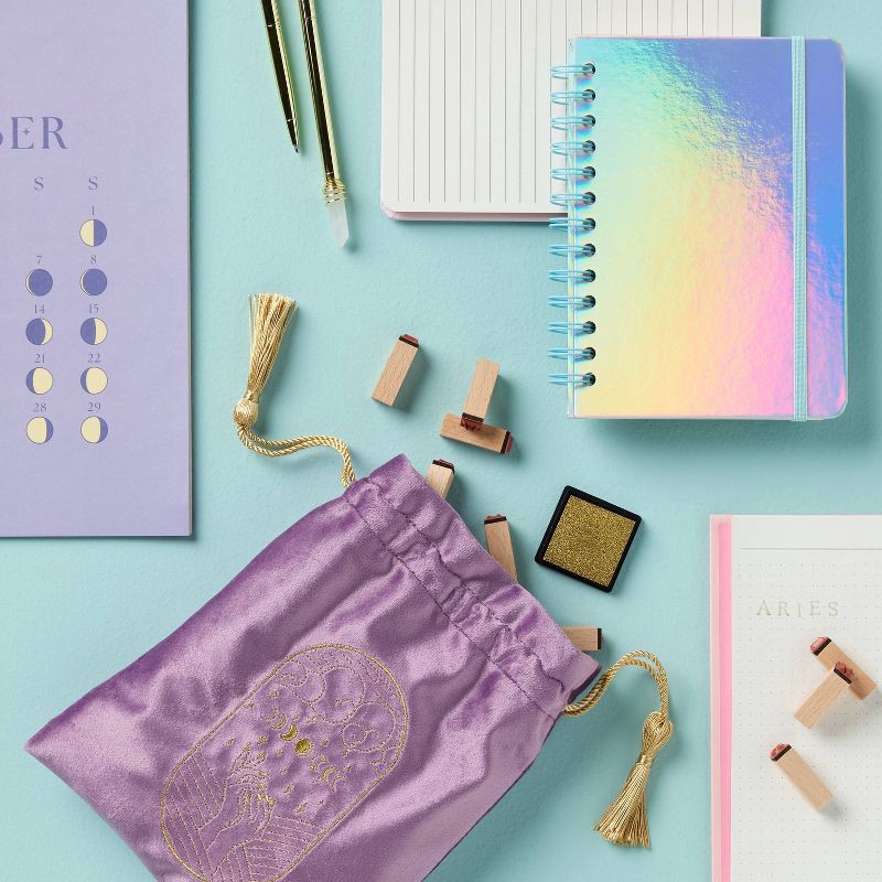 slide 2 of 4, 5"x7" Spiral Bound Iridescent - Spritz™, 1 ct