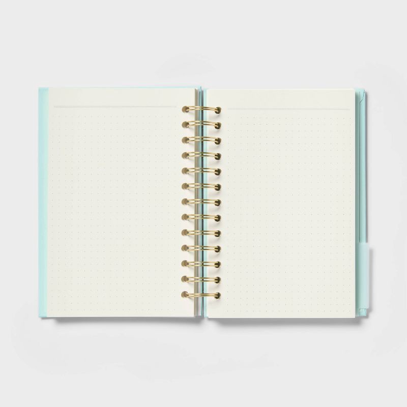 slide 3 of 4, Spiral Journal with Stickers Blue - Spritz™, 1 ct