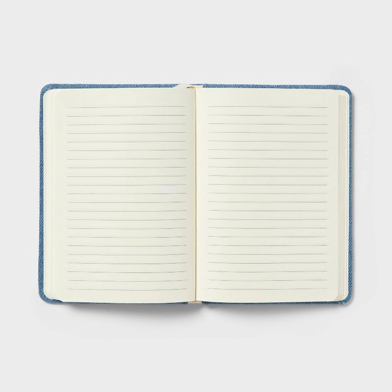 slide 3 of 4, 5"x7" Case Bound Journal Denim - Spritz™, 1 ct