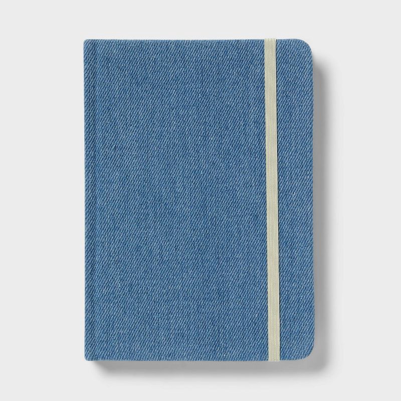 slide 1 of 4, 5"x7" Case Bound Journal Denim - Spritz™, 1 ct