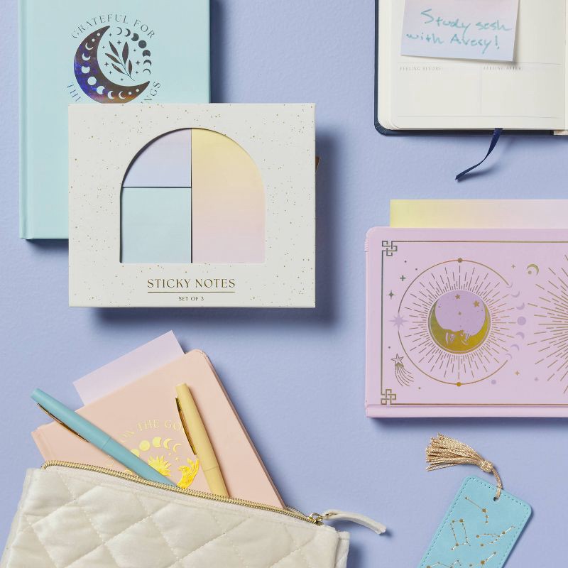 slide 2 of 3, Sticky Notes 3pk - Spritz™, 3 ct