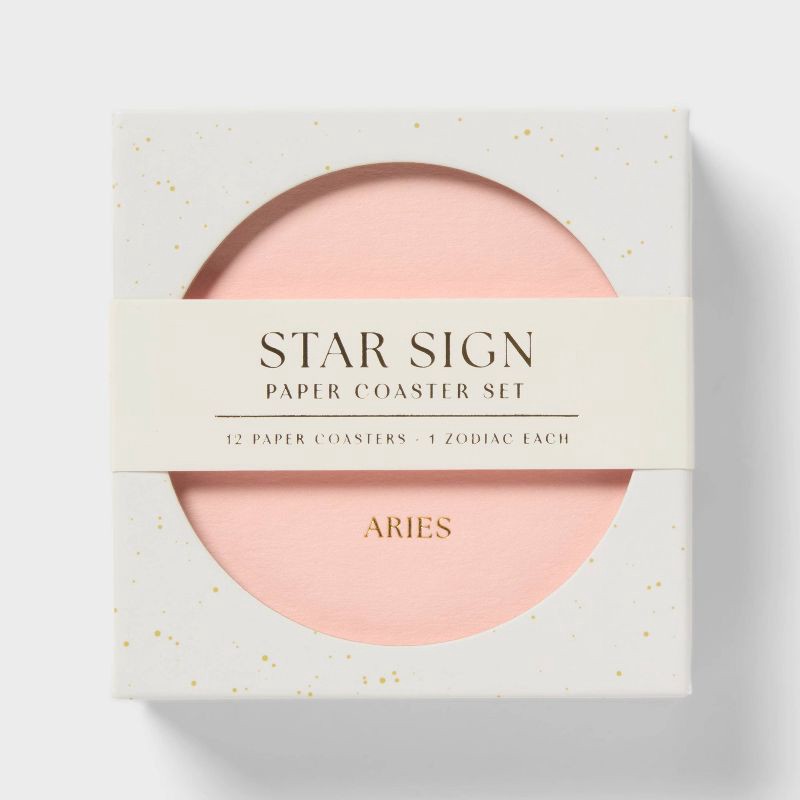 slide 3 of 3, Zodiac Coaster Set - Spritz™, 1 ct