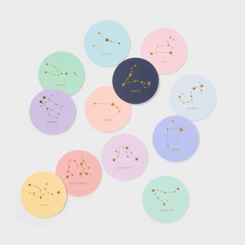 slide 1 of 3, Zodiac Coaster Set - Spritz™, 1 ct