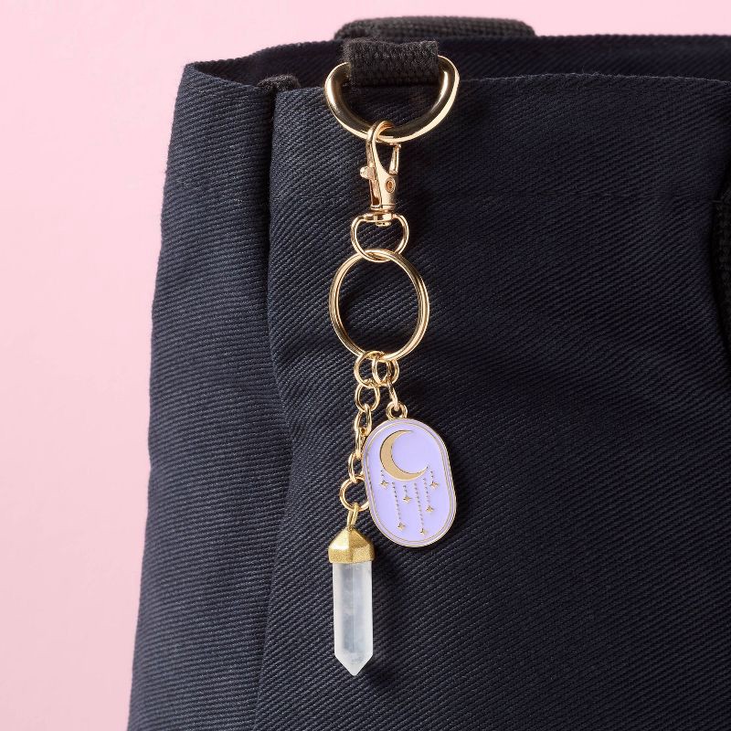 slide 2 of 3, Keychain with Charm Pink - Spritz™, 1 ct