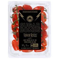 SUNSET Sugar Bombs Grape Tomatoes On The Vine - 12oz