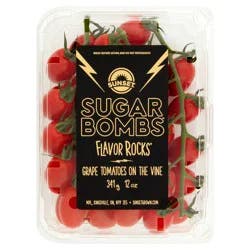SUNSET Sugar Bombs Grape Tomatoes On The Vine - 12oz