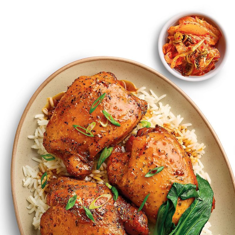 slide 3 of 4, Sticky Korean-Inspired Chicken Thighs - 20.68oz - Good & Gather™, 20.68 oz
