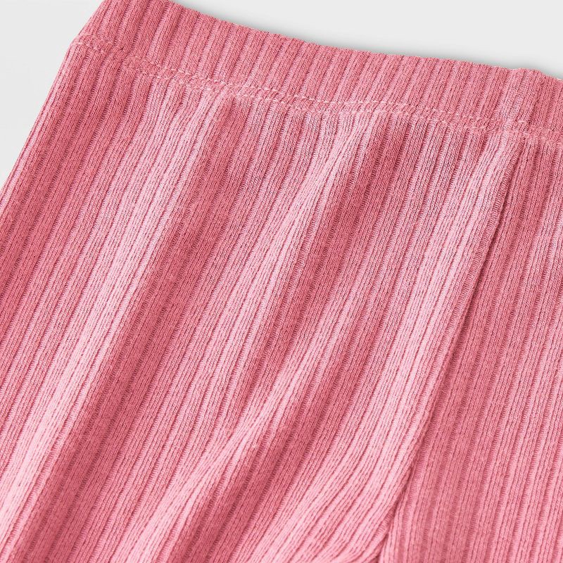 slide 2 of 4, Baby Girls' 2pc Embroidered Heart Fleece Sweatshirt & Leggings Set - Cat & Jack™ Purple 0-3M, 2 ct