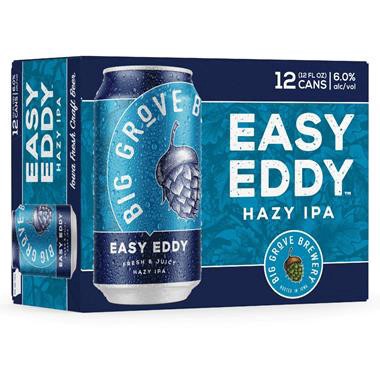 slide 1 of 1, Big Grove Brewery Easy Eddy Hazy IPA Beer - 12pk/12 fl oz Cans, 12 ct; 12 oz