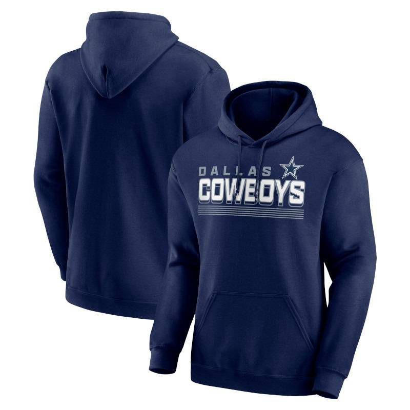 slide 3 of 3, NFL Dallas Cowboys Men's Long Sleeve Core Fleece Hoodie - S, 1 ct