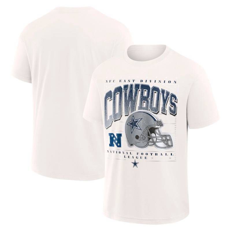 slide 3 of 3, NFL Dallas Cowboys Men's White Short Sleeve Fashion T-Shirt - S, 1 ct