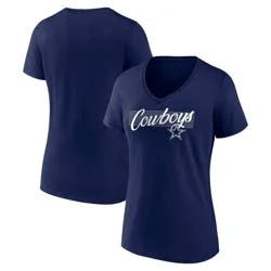 NFL Dallas Cowboys Women's V-Neck T-Shirt - L