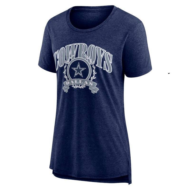 slide 2 of 3, NFL Dallas Cowboys Women's Short Sleeve Tri-blend T-Shirt - XL, 1 ct
