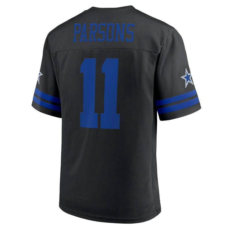 slide 2 of 3, NFL Dallas Cowboys Men's Black Short Sleeve Micah Parsons Jersey - XL, 1 ct