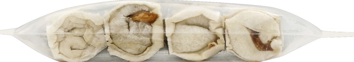 slide 5 of 6, Paws Happy Life Natural Pressed Bone W/Chicken Nugget Filling 5 in Beefhide Chew, 4 ct