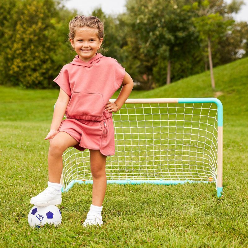 slide 7 of 10, B. toys 14'' x 25'' Glow-in-the-Dark Soccer Set, 1 ct