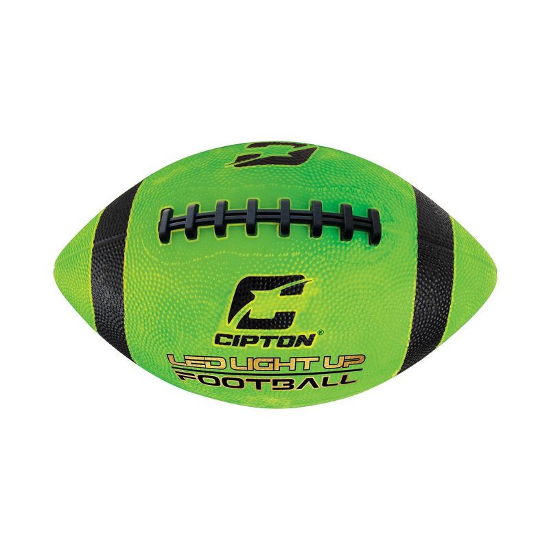 slide 1 of 5, CIPTON LED Rechargeable Football: Sports Ball for Ages 5+ with Rubber Material, 1 ct