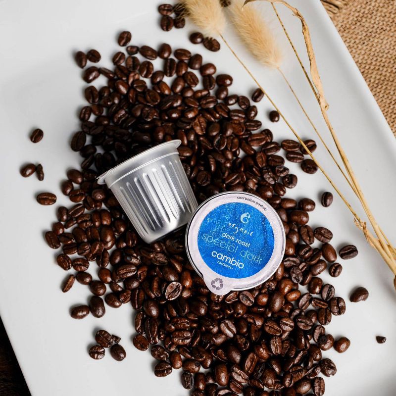 slide 3 of 8, Cambio Roasters Special Dark Roast Recyclable Coffee Pods - 22ct, 22 ct