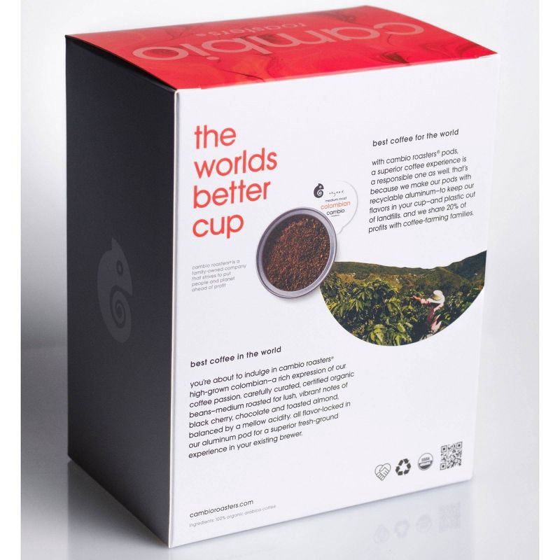 slide 3 of 9, Cambio Roasters Special Colombian Medium Roast Recyclable Coffee Pods - 22ct, 22 ct