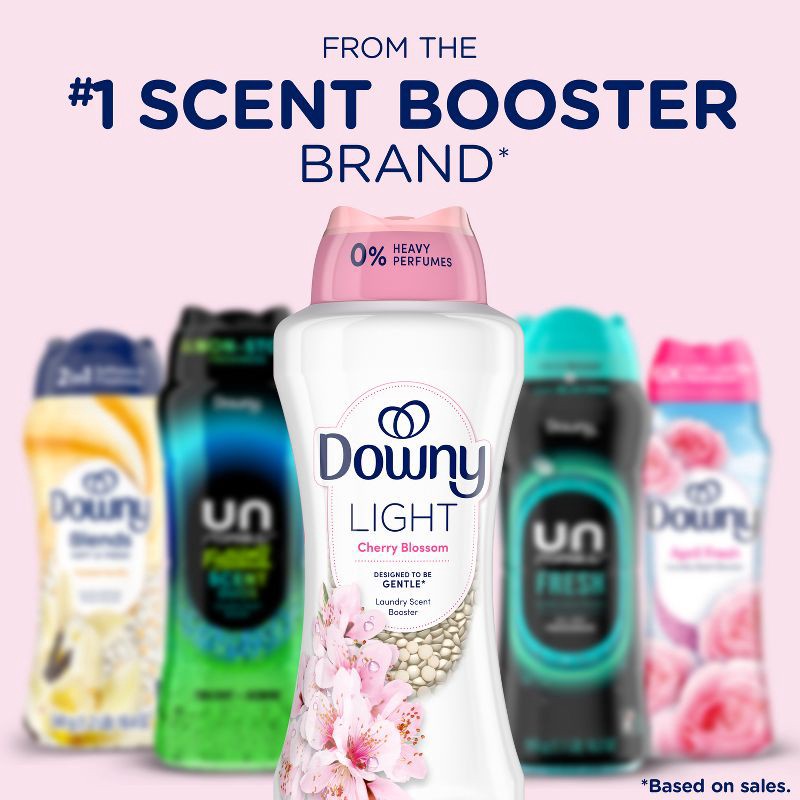 slide 7 of 12, Downy Laundry Beads Cherry Blossom Light Downy In-Wash Scent Beads Booster - 24oz, 24 oz