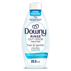Downy Rinse and Refresh - Free & Gentle Unscented - Rinse Out Odors - 25.5 fl oz