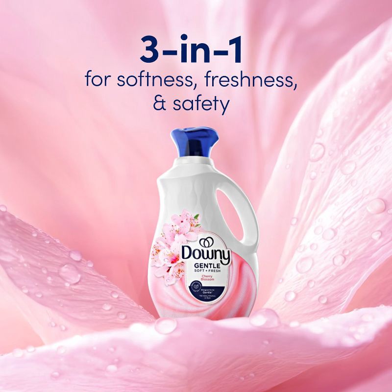 slide 3 of 11, Downy Gentle Fabric Softener Cherry Blossom Scented -56oz, 56 oz