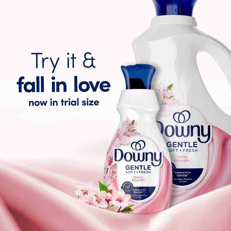 slide 8 of 11, Downy Gentle Fabric Softener Cherry Blossom Scented -56oz, 56 oz