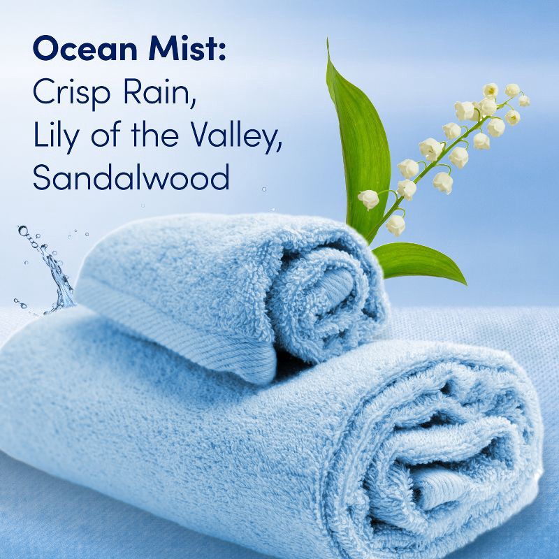 slide 5 of 10, Downy Ocean Mist Liquid Fabric Softener - 56oz, 56 oz