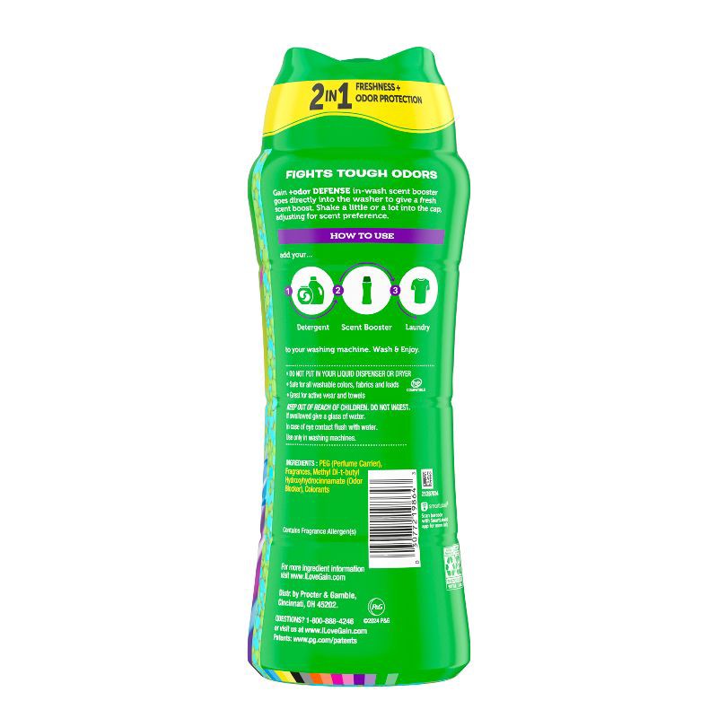 slide 13 of 13, Gain Odor Laundry Additive Beads - 21.1oz, 21.1 oz