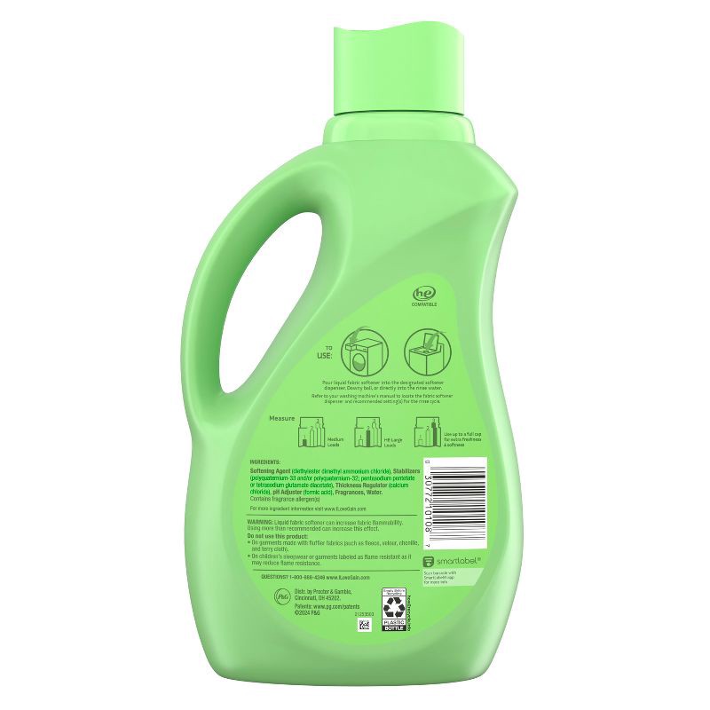 slide 12 of 12, Gain Superfresh Blast Liquid Fabric Softener - 72oz, 72 oz