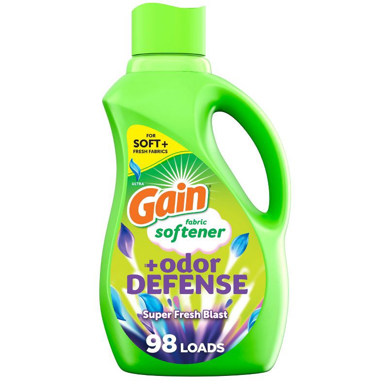 slide 1 of 12, Gain Superfresh Blast Liquid Fabric Softener - 72oz, 72 oz