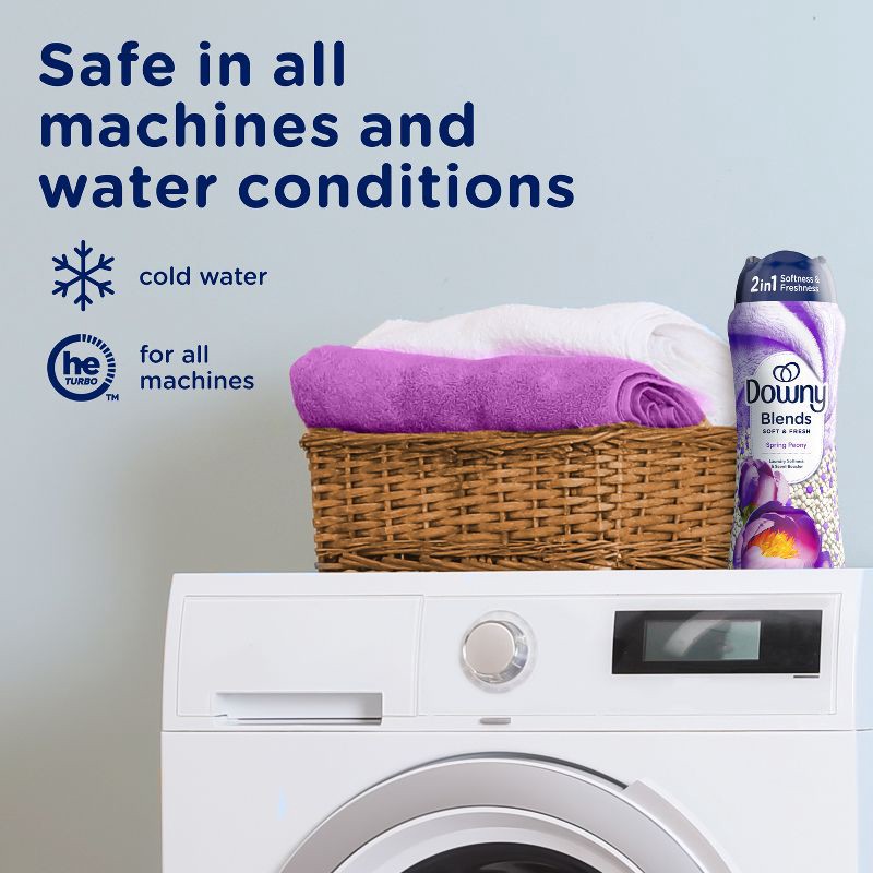 slide 8 of 10, Downy Blends Soft & Fresh In-Wash Scent Booster - Spring Peony Scented Laundry Beads - 13.0oz, 13 oz