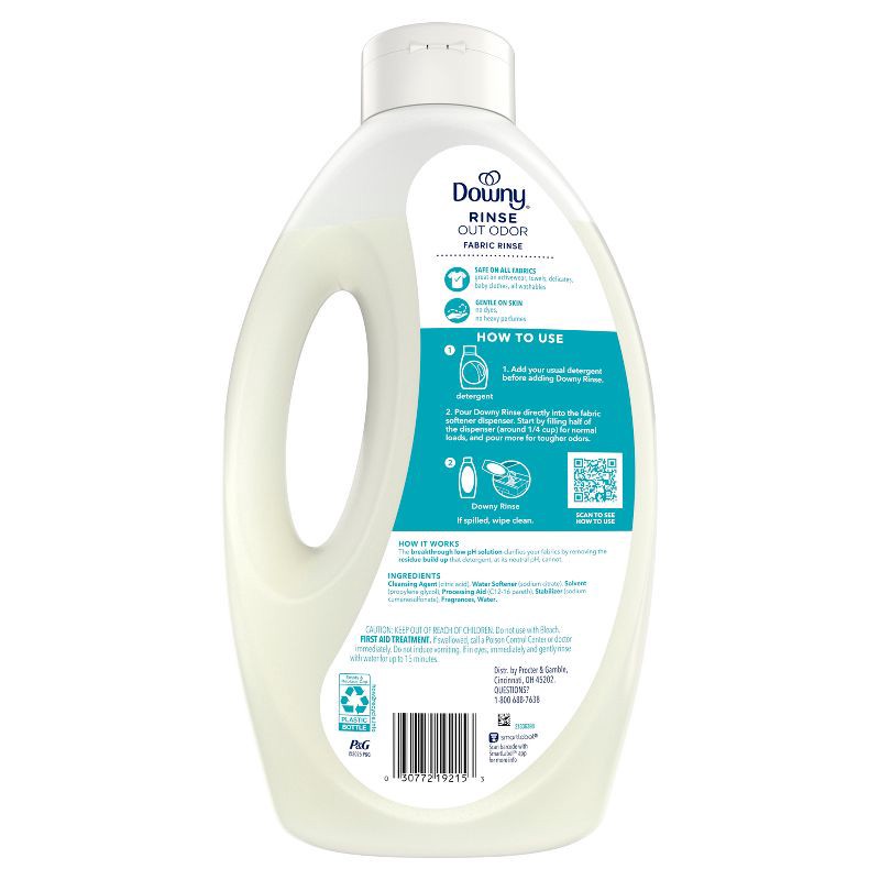 slide 13 of 14, Downy FE Rinse Cool Cotton Liquid Laundry Additive - 62oz, 62 oz