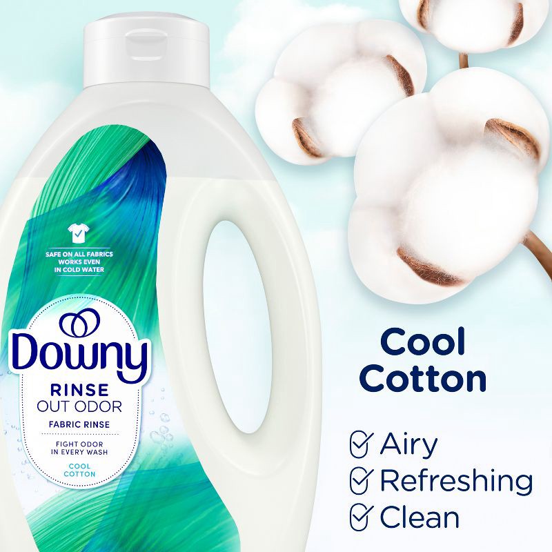 slide 9 of 14, Downy FE Rinse Cool Cotton Liquid Laundry Additive - 62oz, 62 oz