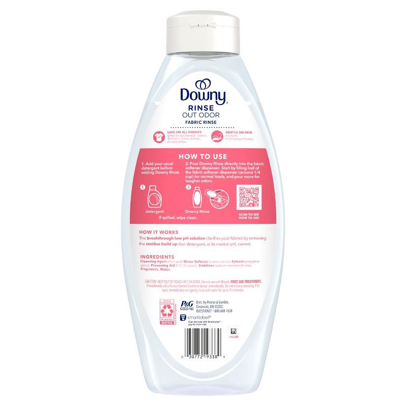 slide 15 of 15, Downy Rinse and Refresh - Spring Breeze - Rinse Out Odors - 48 fl oz, 48 fl oz