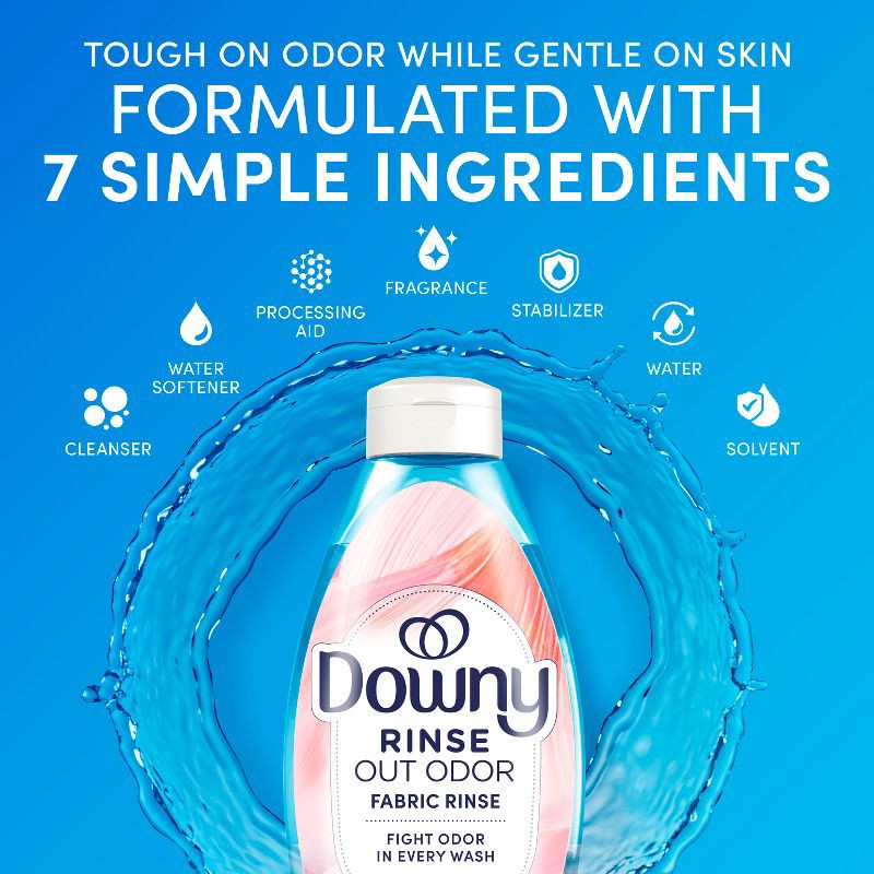 slide 6 of 15, Downy Rinse and Refresh - Spring Breeze - Rinse Out Odors - 48 fl oz, 48 fl oz