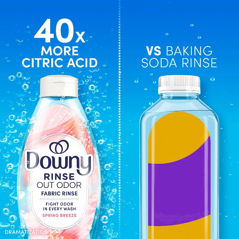 slide 9 of 15, Downy Rinse and Refresh - Spring Breeze - Rinse Out Odors - 48 fl oz, 48 fl oz