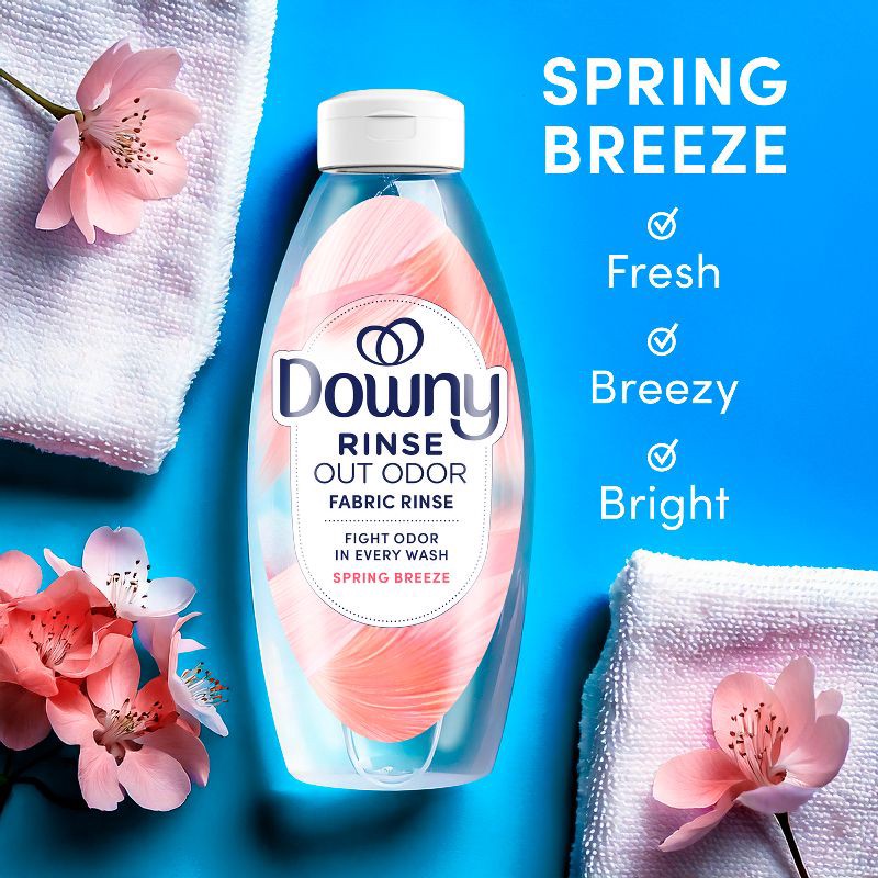 slide 11 of 15, Downy Rinse and Refresh - Spring Breeze - Rinse Out Odors - 48 fl oz, 48 fl oz