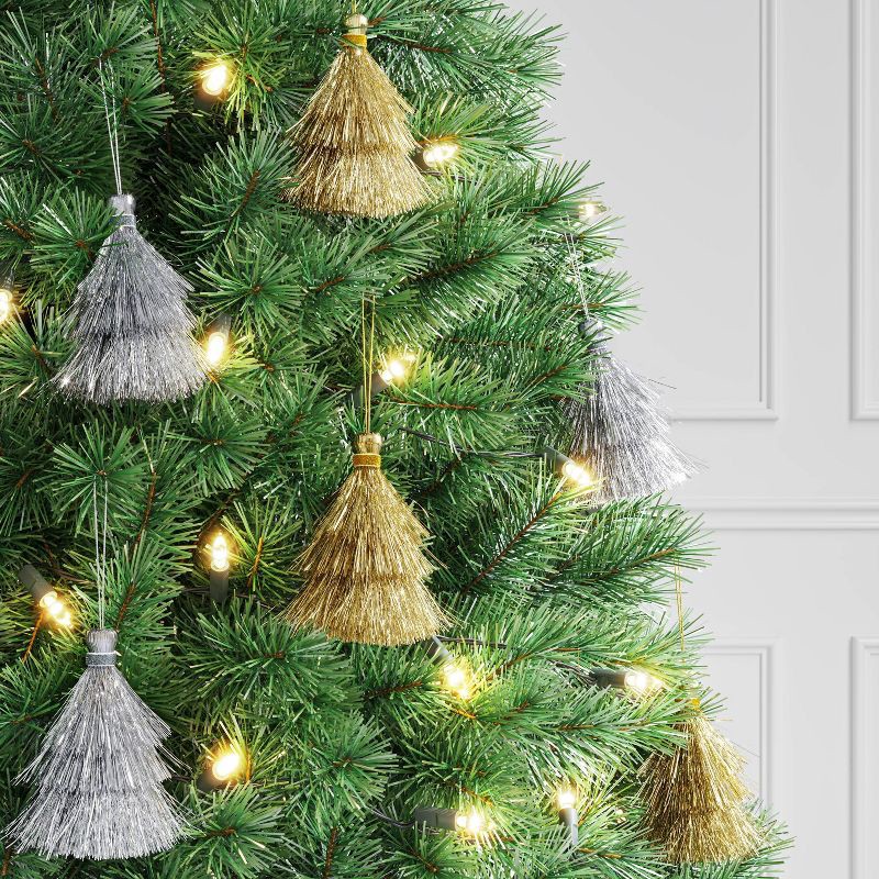 slide 2 of 3, 5" Christmas Mini Tassel Ornament Set - Wondershop™, 1 ct