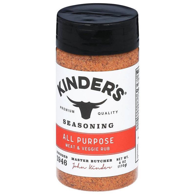 slide 2 of 3, Kinder's All Purpose Meat and Veggie Seasoning - 6oz, 6 oz