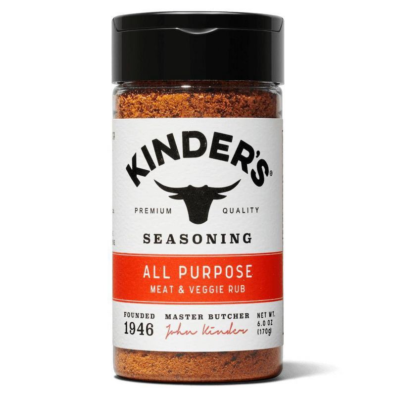 slide 1 of 3, Kinder's All Purpose Meat and Veggie Seasoning - 6oz, 6 oz