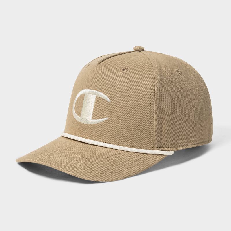 slide 4 of 4, Champion Adult Noah Twill Baseball Hat - Khaki, 1 ct