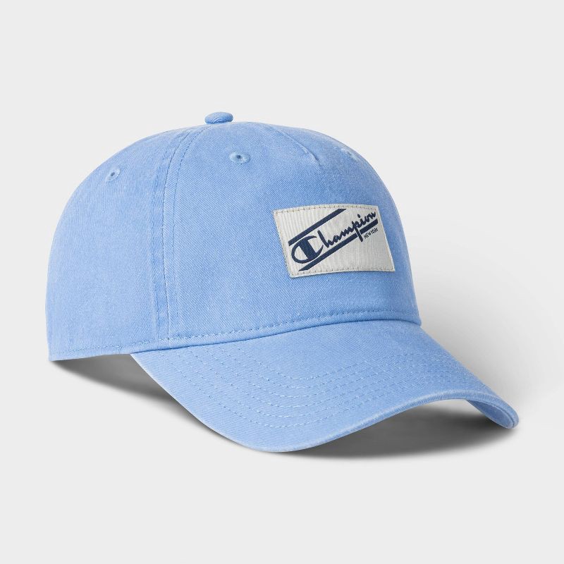 slide 3 of 4, Champion Adult Pigment-Washed Twill Baseball Hat - Blue, 1 ct