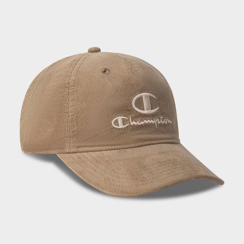 slide 3 of 4, Champion Adult Hobby Corduroy Baseball Hat - Khaki, 1 ct