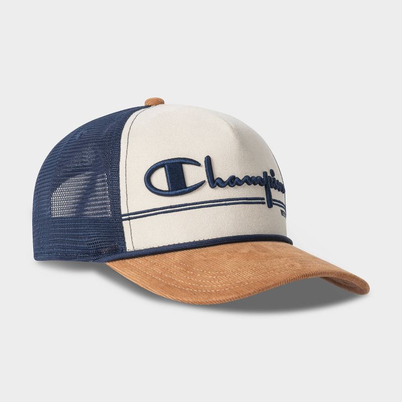 slide 2 of 4, Champion Adult Travis Faux Suede and Corduroy Baseball Hat - Brown, 1 ct