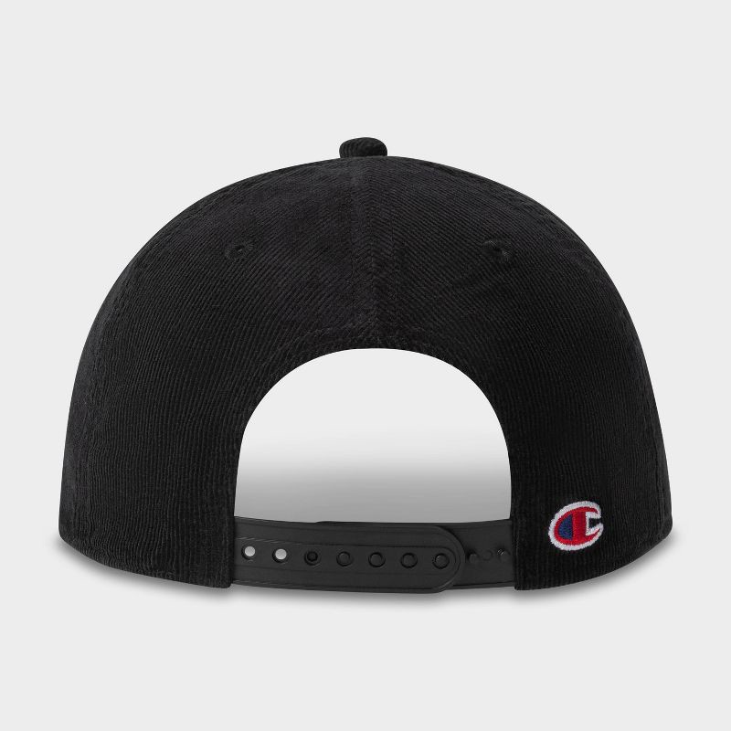slide 2 of 4, Champion Adult Hobby Corduroy Baseball Hat - Black, 1 ct