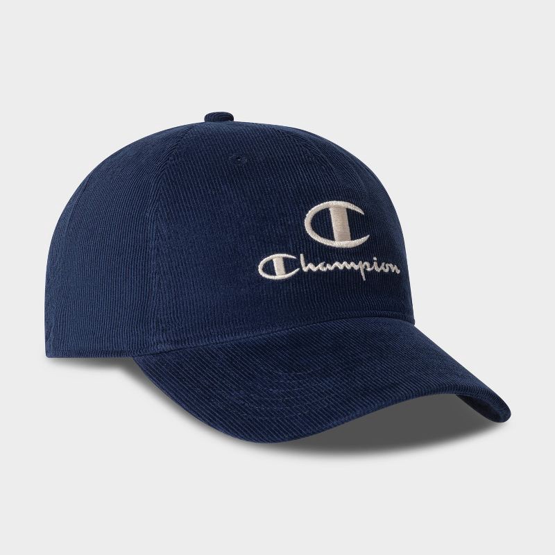 slide 4 of 4, Champion Adult Hobby Corduroy Baseball Hat - Navy, 1 ct