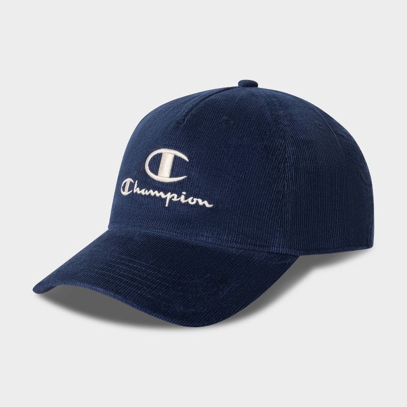 slide 2 of 4, Champion Adult Hobby Corduroy Baseball Hat - Navy, 1 ct