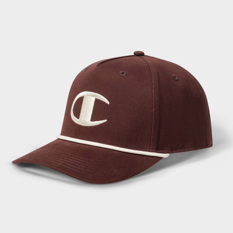 slide 4 of 4, Champion Adult Noah Twill Baseball Hat - Ruby, 1 ct