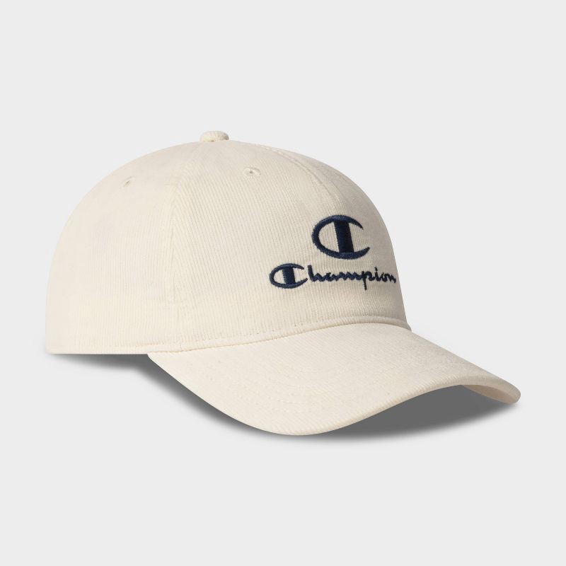 slide 3 of 4, Champion Adult Hobby Corduroy Baseball Hat - Cream, 1 ct